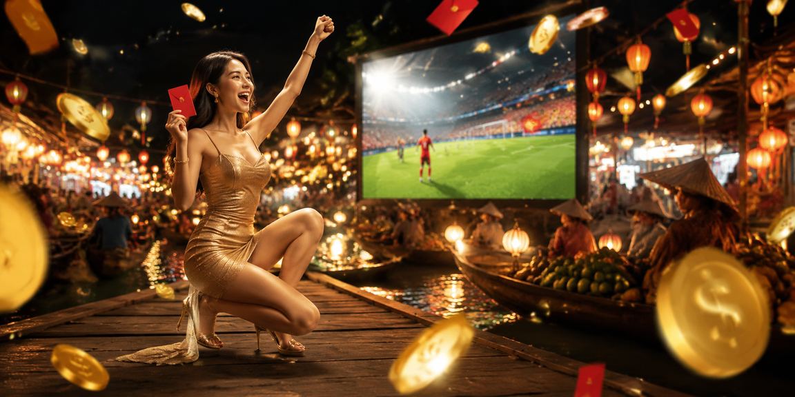 Chợ đêm Nha Trang với phong bì đỏ gợi ý game mới buổi tối